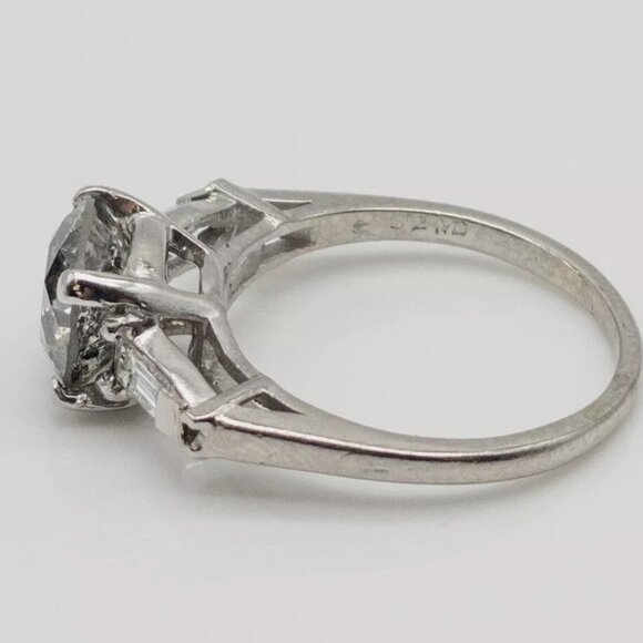3.3CT+ Diamond Platinum Wedding Ring $37,000 - Picture 8 of 8
